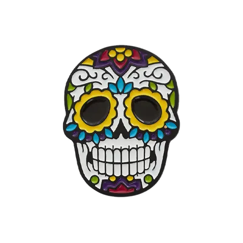 Sugar Skull Golf Ball Marker