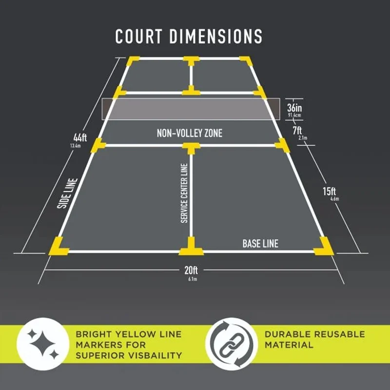 Pickleball Court Marker Kit