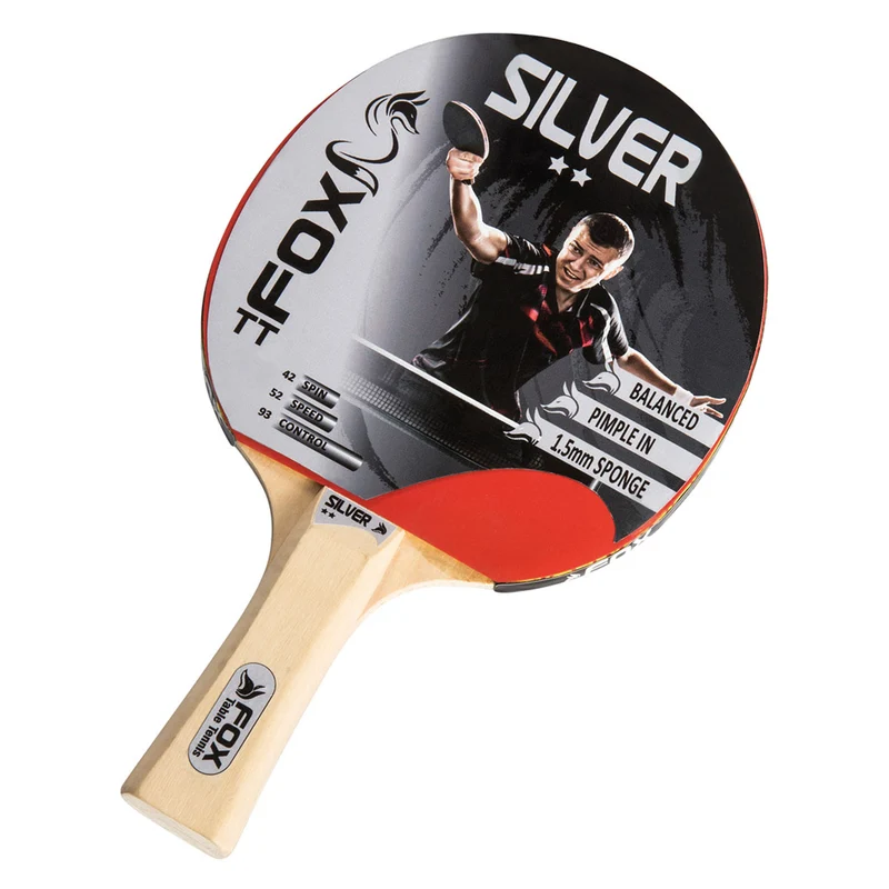 Silver 2 Star Table Tennis Bat