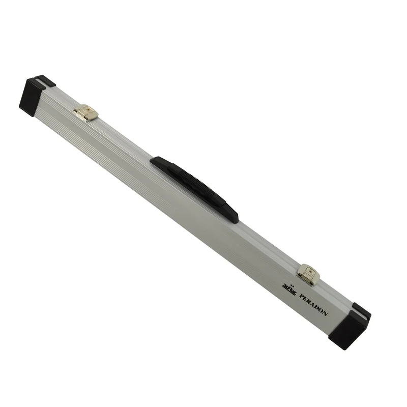 Cue Case 2 Piece Silver Aluminium