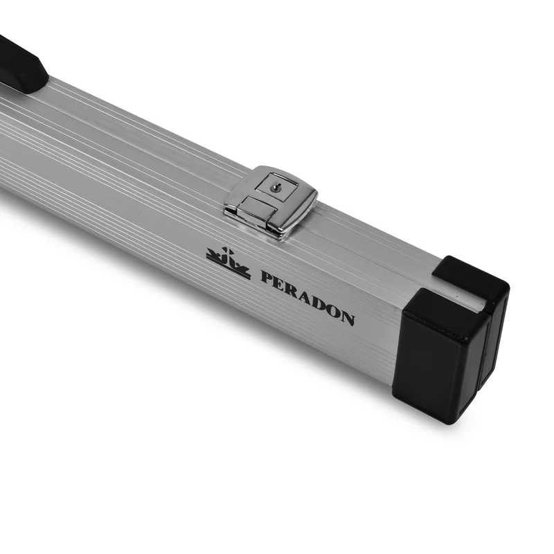 Cue Case 2 Piece Silver Aluminium