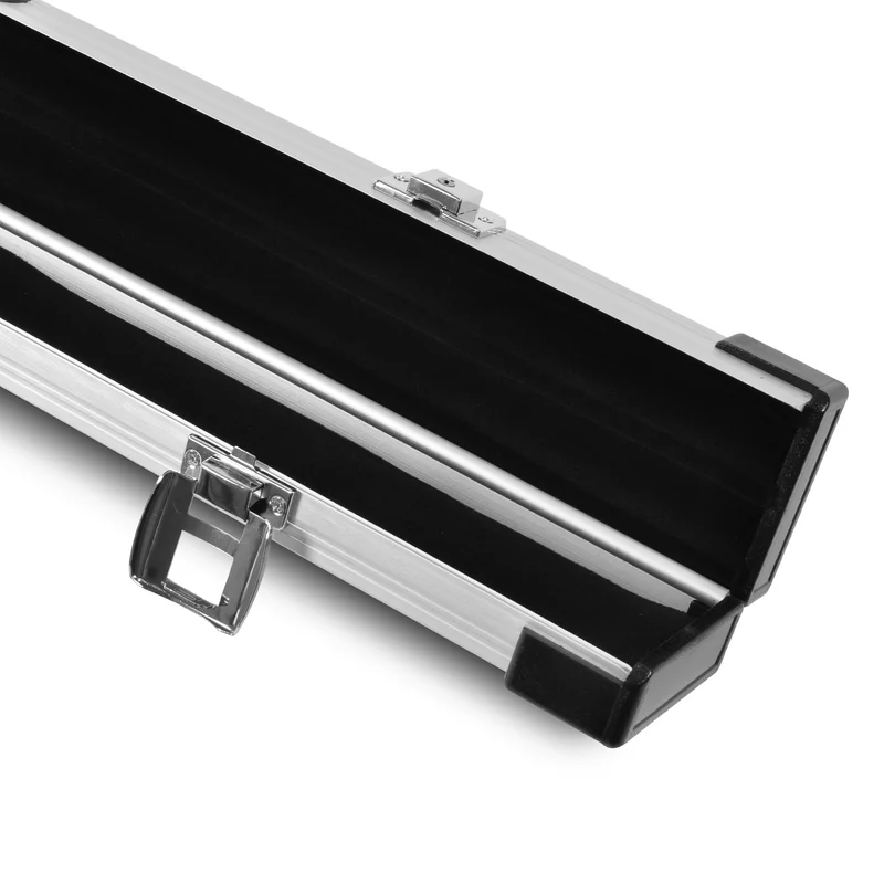 Cue Case 2 Piece Silver Aluminium