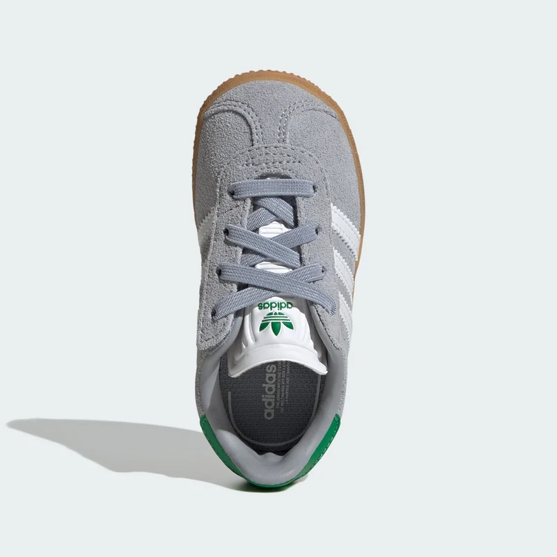 adidas Originals Kids Gazelle Comfort Closure Elastic Laces Shoes Kids