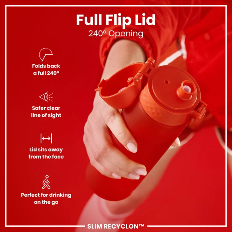Recyclon Water Bottle with Straw (500ml)