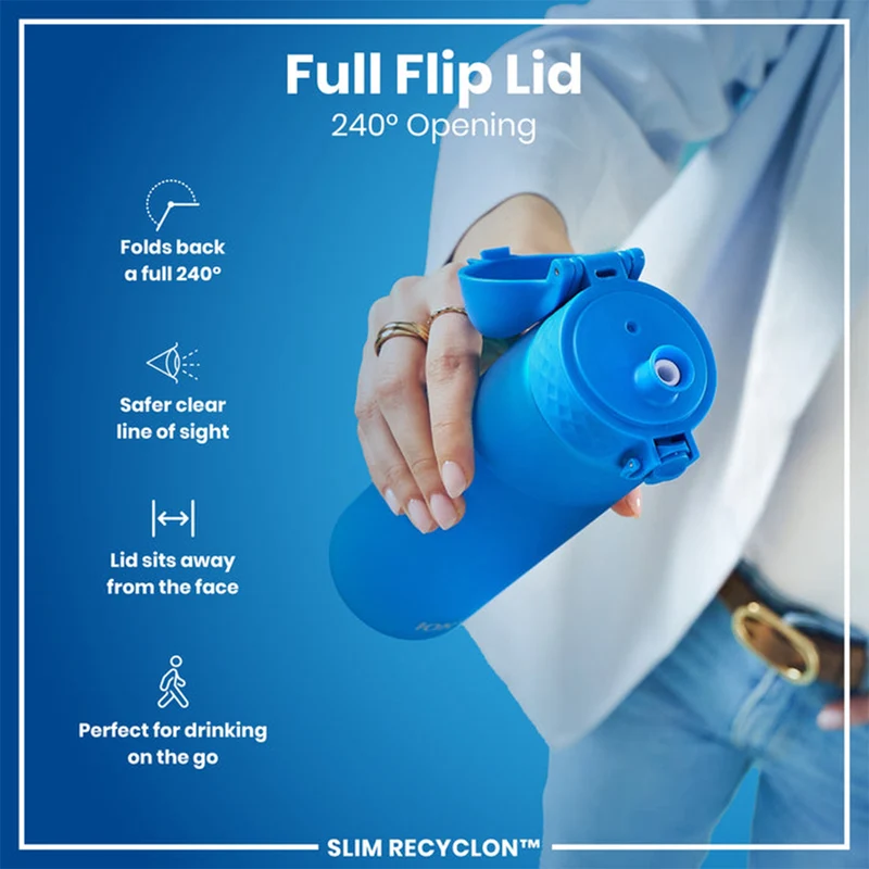 Recyclon Water Bottle with Straw (500ml)