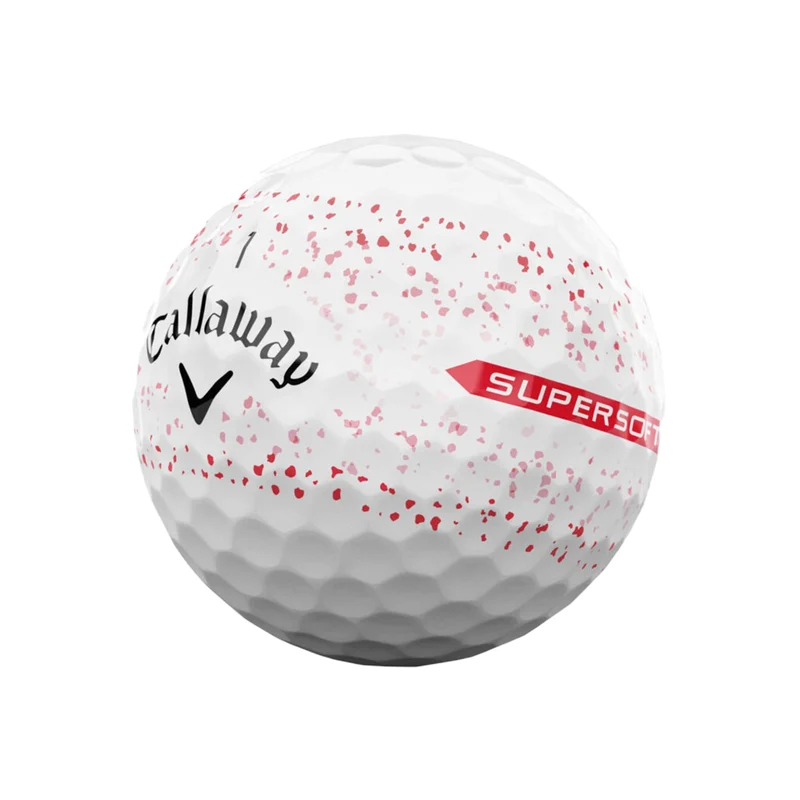 Supersoft 25 Splatter 360 Golf Balls (Sleeve)