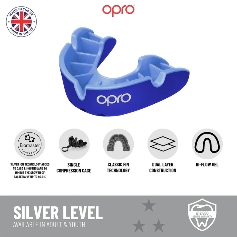 Self-Fit Junior Silver Gumshield
