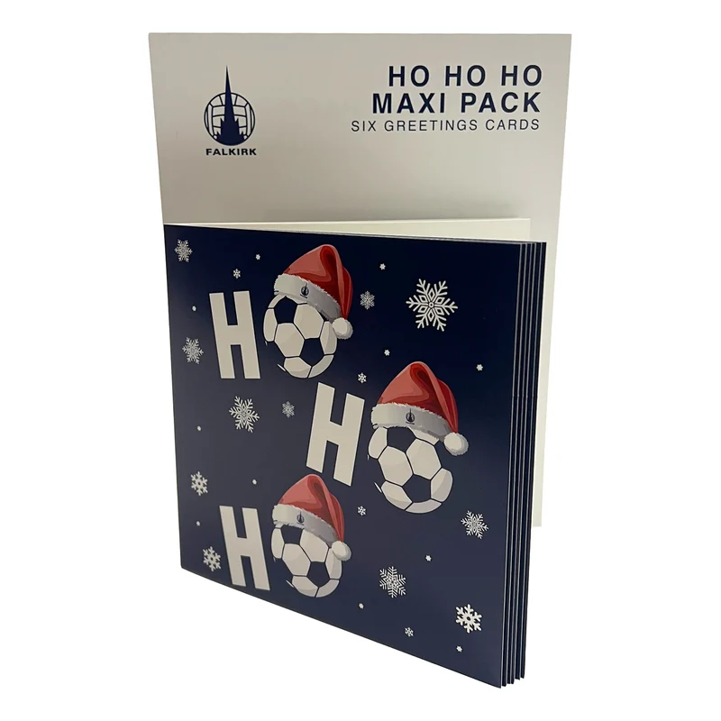 Falkirk Ho Ho Ho Christmas Card's (Pack of 6)