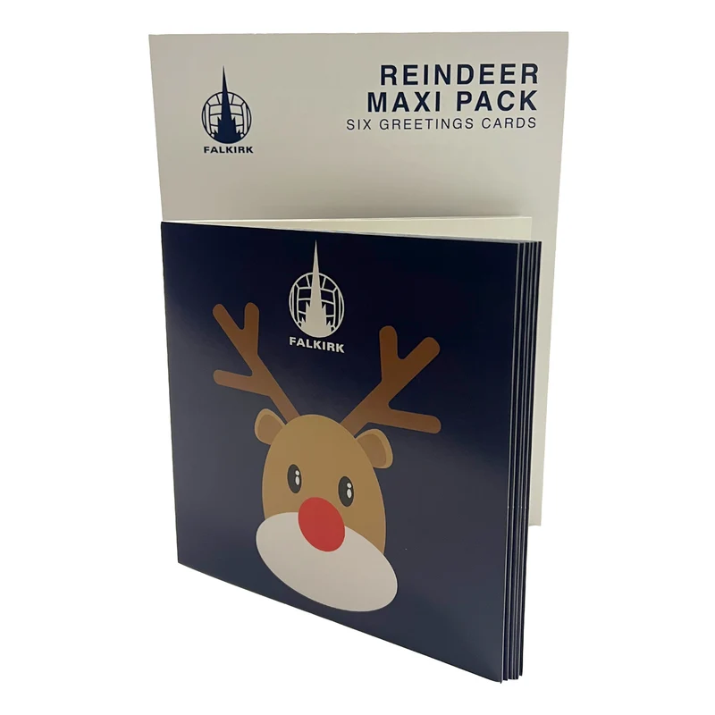 Falkirk Reindeer Christmas Card's (Pack of 6)