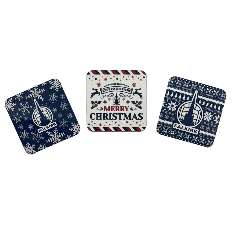 Falkirk Christmas Coasters (3 Pack)
