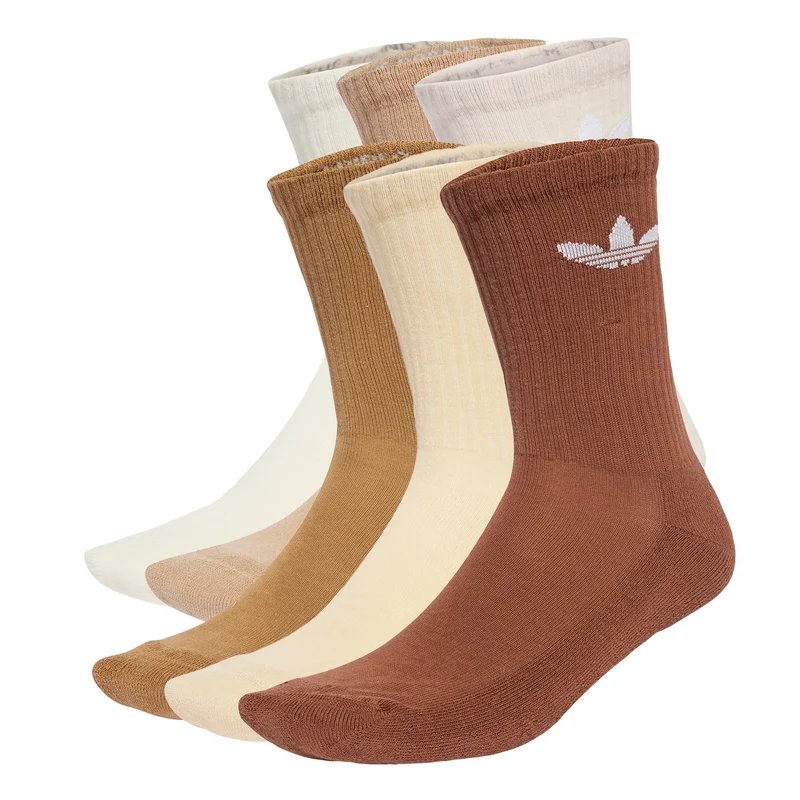 adidas Originals 6 Pairs Trefoil Cushion Crew Socks