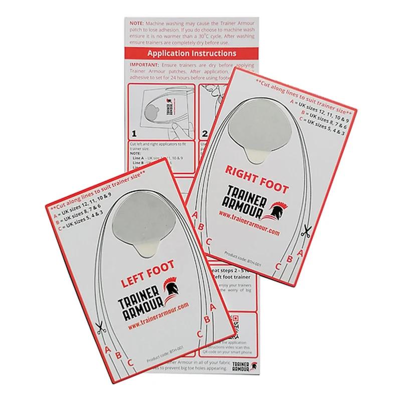 Big Toe Hole Preventer Patches