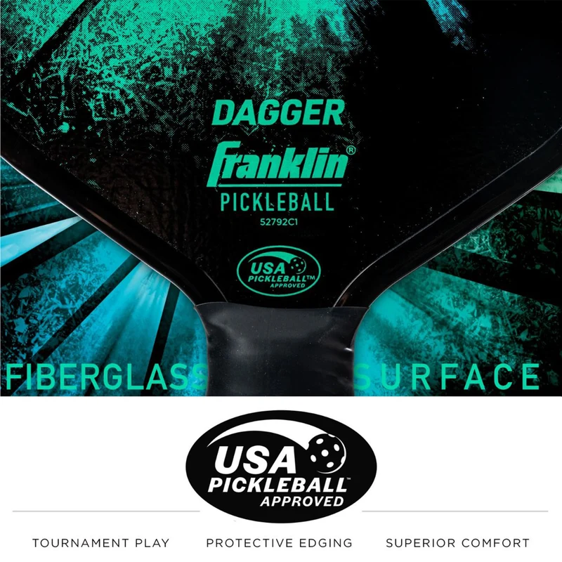 Franklin Dagger 2-Player Pickleball Paddle & Ball Set