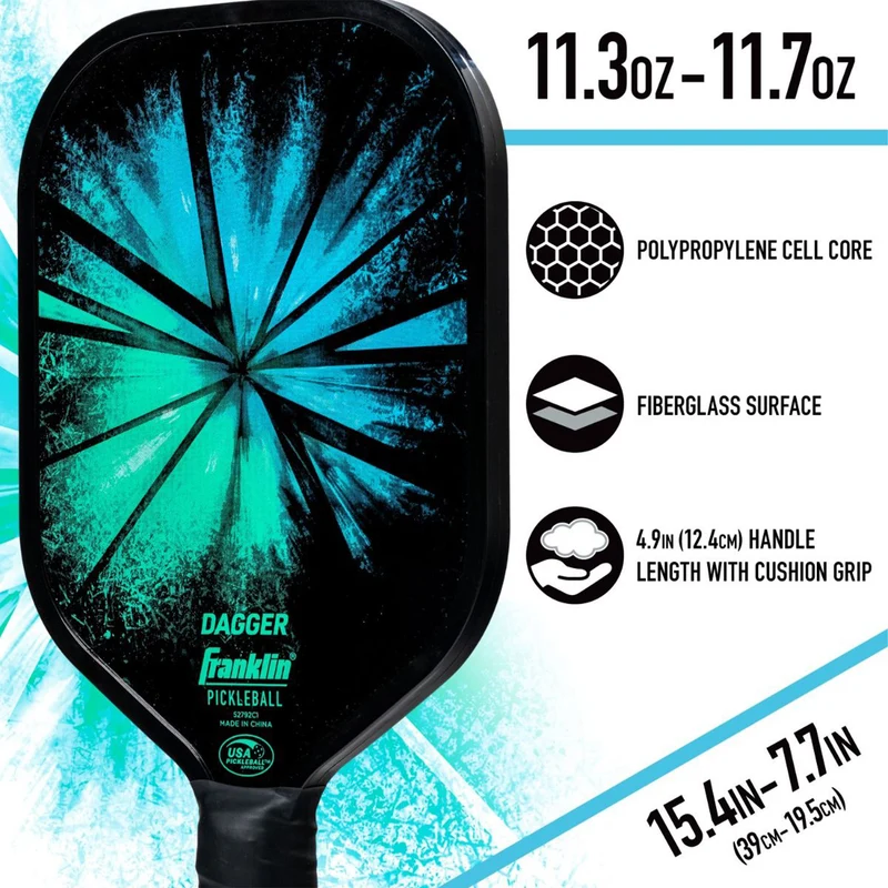 Franklin Dagger 2-Player Pickleball Paddle & Ball Set