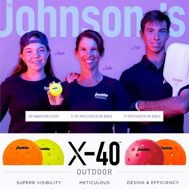 Outdoor X-40 Pickleball (3 Pack)