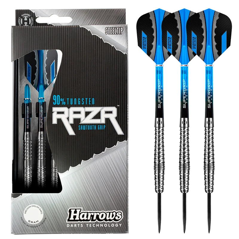 Razr Bulbous 90% Tungsten Darts - Steel Tip Darts