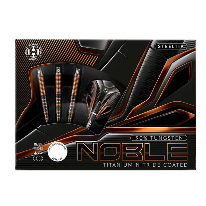 Noble 90% Tungsten Darts - Steel Tip Darts