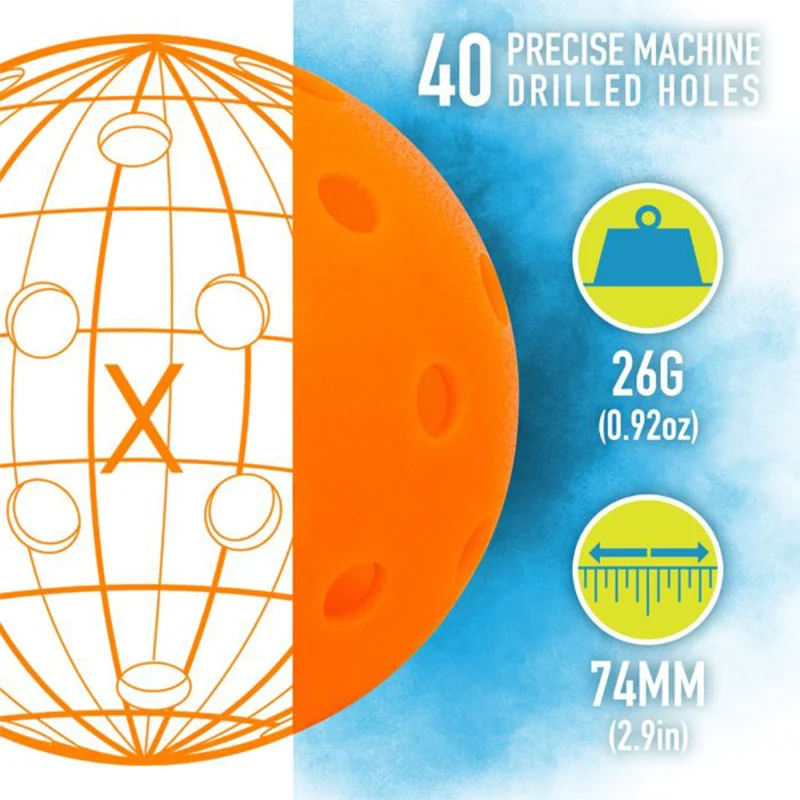 Outdoor X-40 Pickleball (3 Pack)