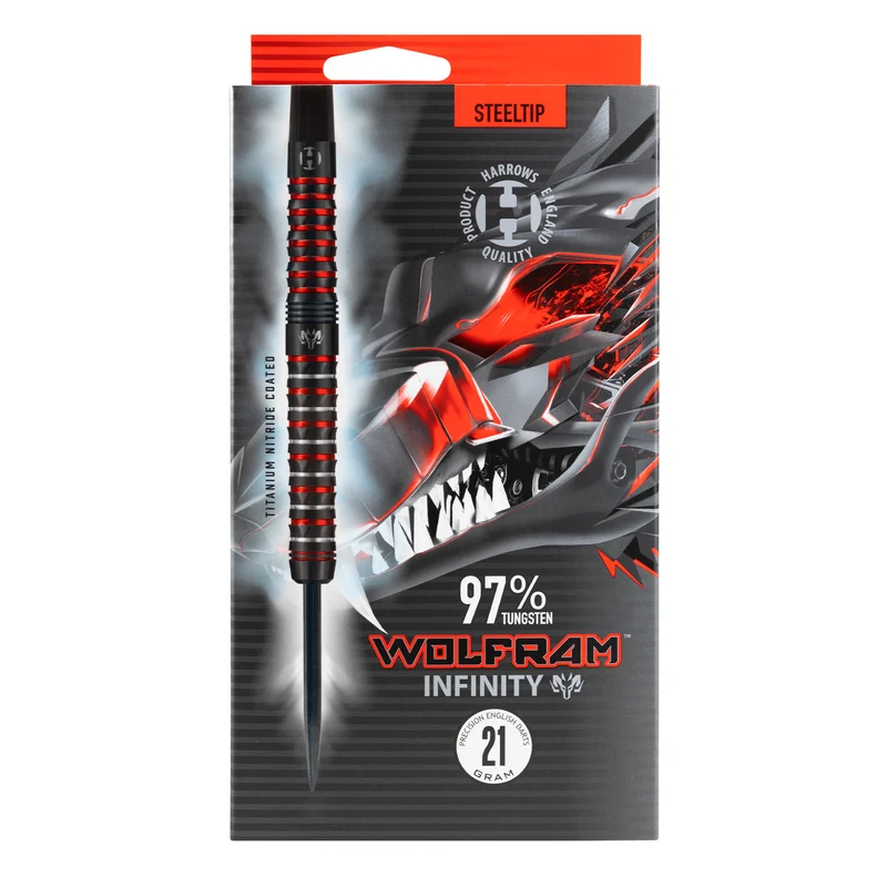 Wolfram Infinity 97% Tungsten Darts - Steel Tip Darts