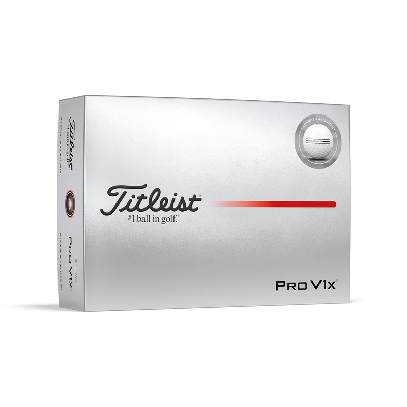 Pro V1x 2025 Enhanced Alignment Golf Balls (Dozen)