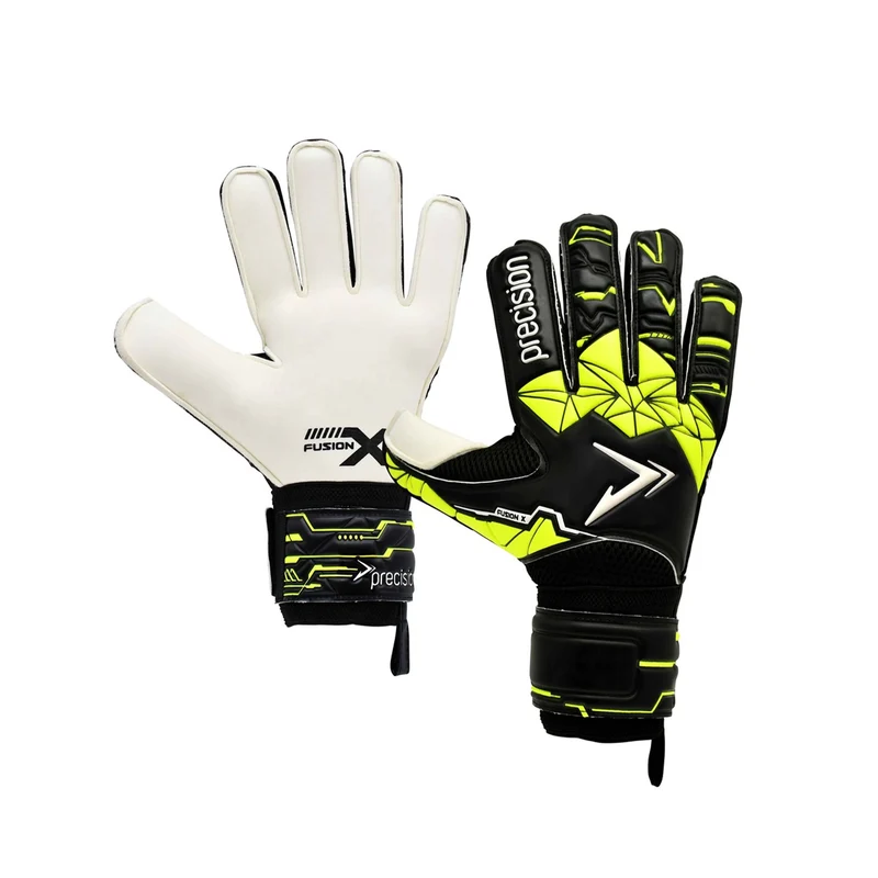 Junior Fusion X Flat Cut Finger Protect Goalkeeper Gloves