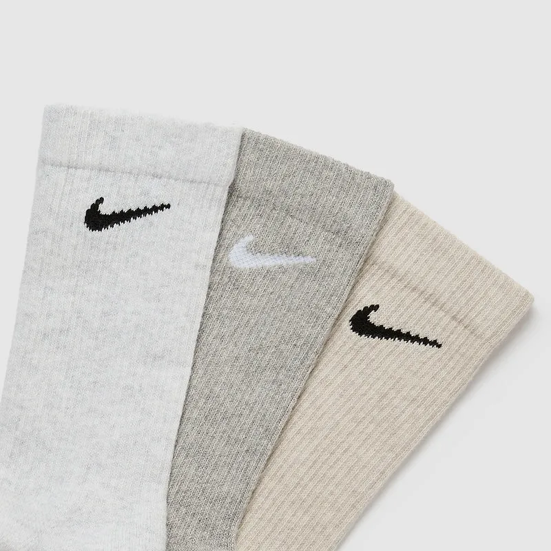 Nike Sportswear Everyday 3 Pair Elevated Crew Socks
