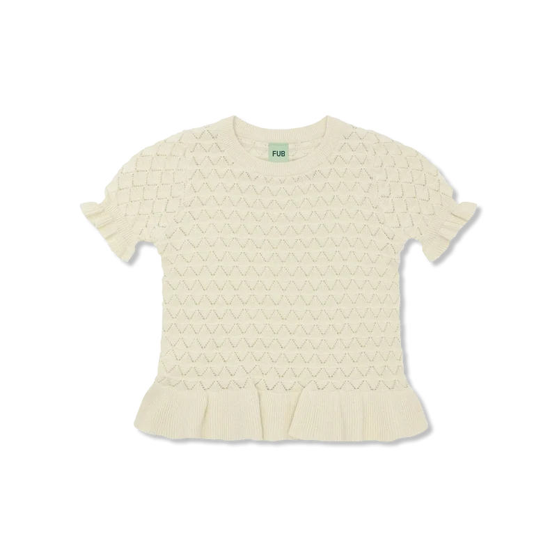 Pointelle Tee top