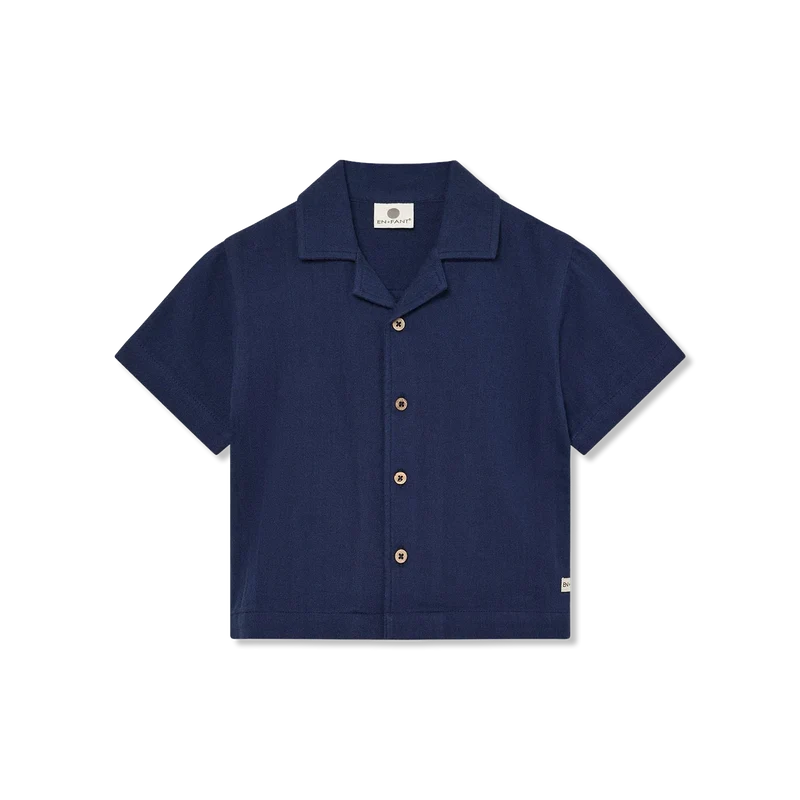 Shirt SS Muslin hemd