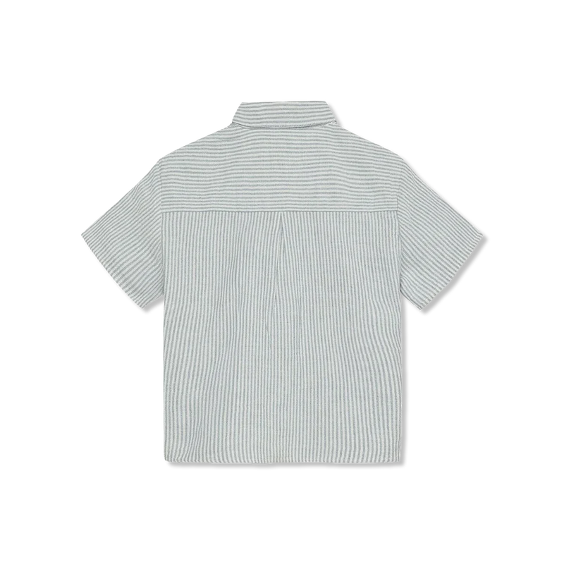Shirt SS Muslin Stripe hemd