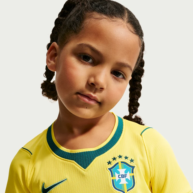 Nike Brasilien 2026 Kleine Kinder Dri-FIT Stadium Heimset