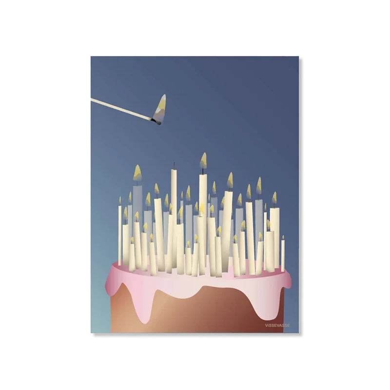 CAKE WITH CANDLES geburtstag
