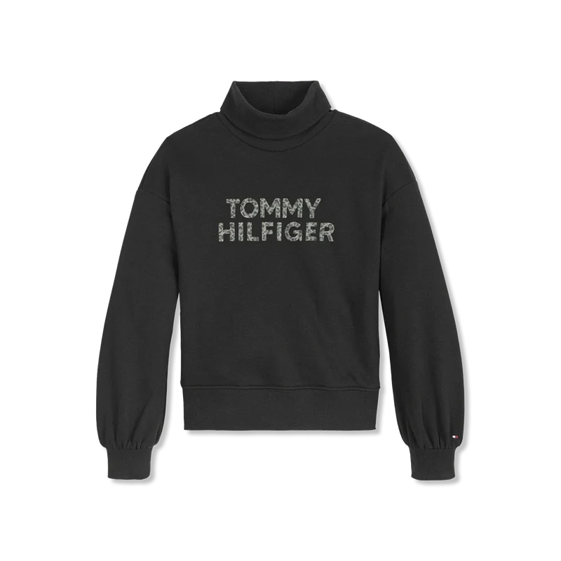 Organic sweatshirt m. rollkragenpullover