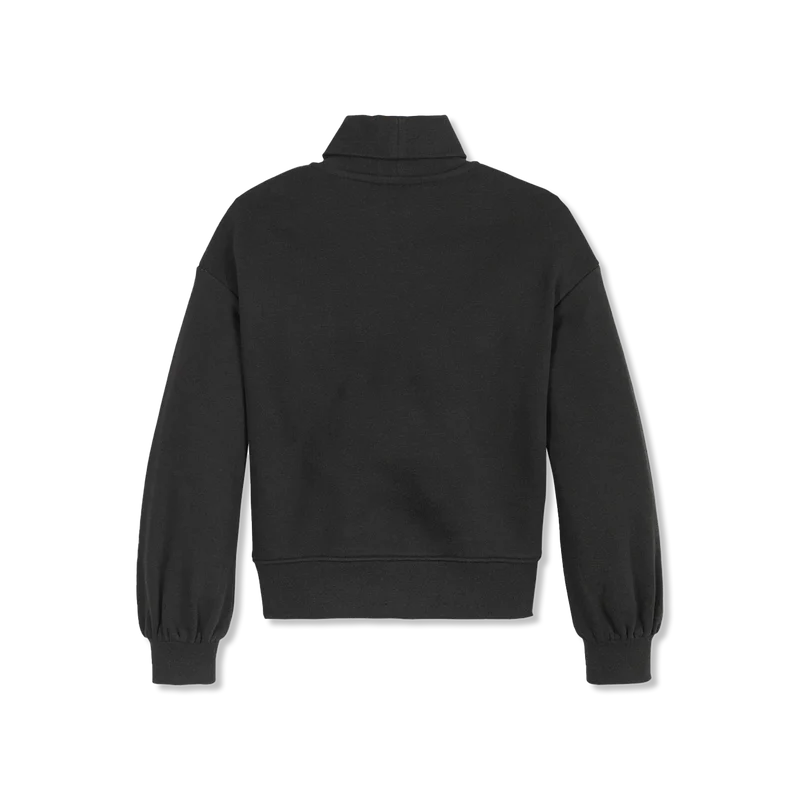 Organic sweatshirt m. rollkragenpullover