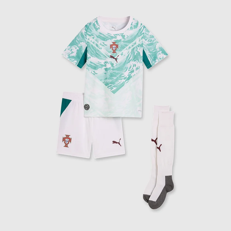 Puma Portugal 2026 Kleine Kinder Auswärtsset