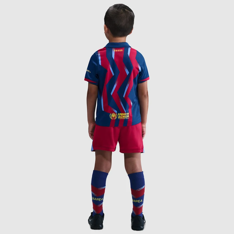 Nike FC Barcelona 25/26 Kleine Kinder Dri-FIT El Classico Stadium Kit
