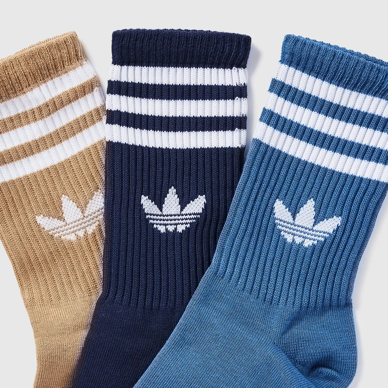 adidas Originals 3 Paar 3-Stripes Crew Socken