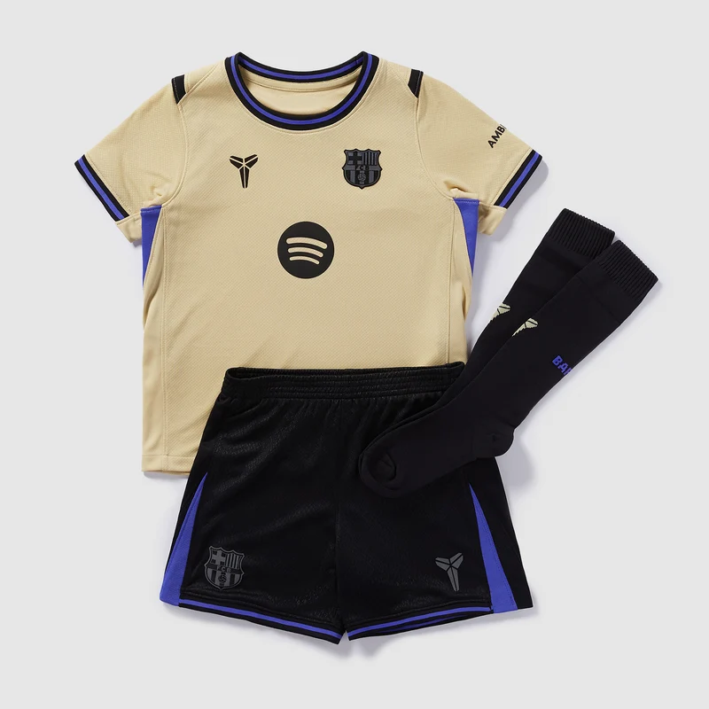 Nike FC Barcelona 25/26 Little Kids Dri-FIT Stadium Away Kit