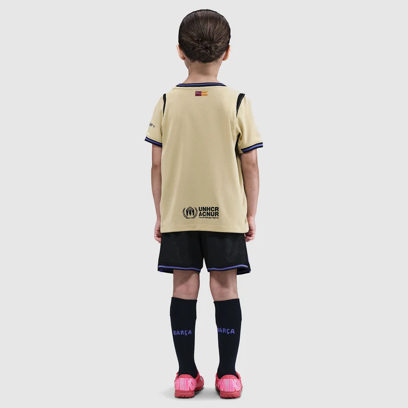 Nike FC Barcelona 25/26 Little Kids Dri-FIT Stadium Away Kit