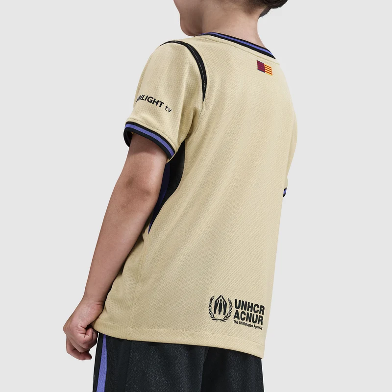 Nike FC Barcelona 25/26 Little Kids Dri-FIT Stadium Away Kit