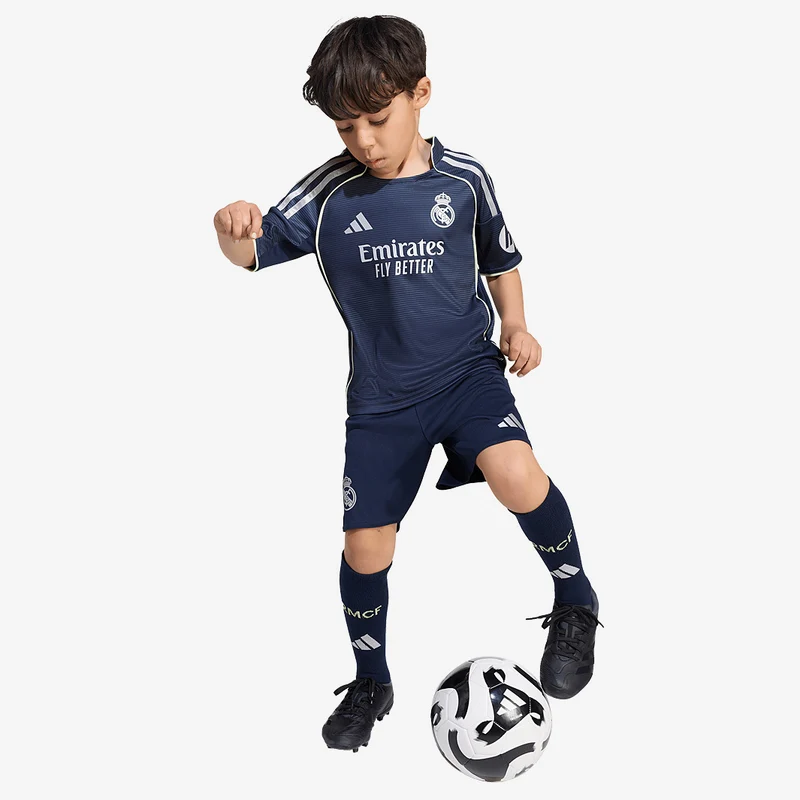 adidas Real Madrid 25/26 Kleine Kinder Auswärtsset