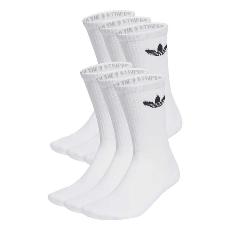 adidas Originals Trefoil Cushioned Crew Socks (6 Pairs)