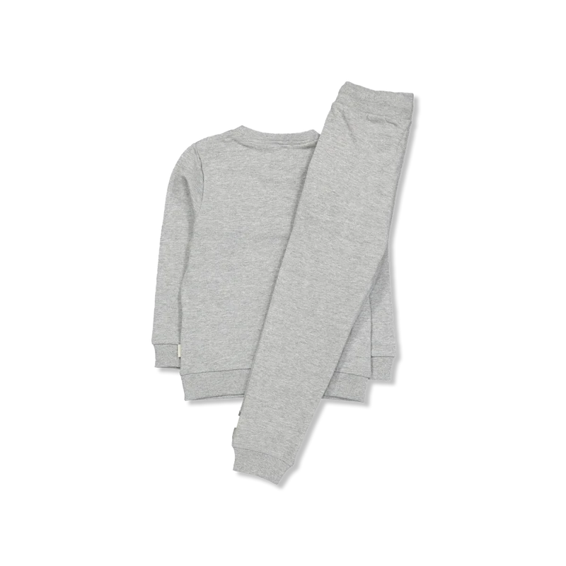 Greymelange sweatset