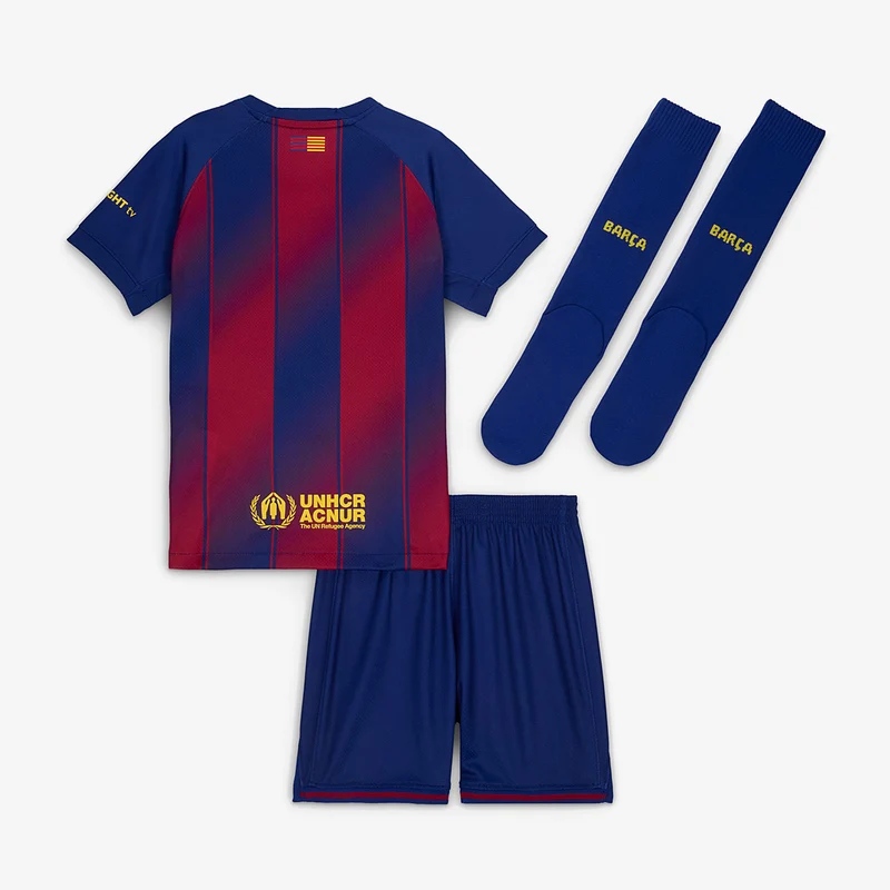 Nike FC Barcelona 25/26 Kleine Kinder Dri-FIT Stadium Heimset