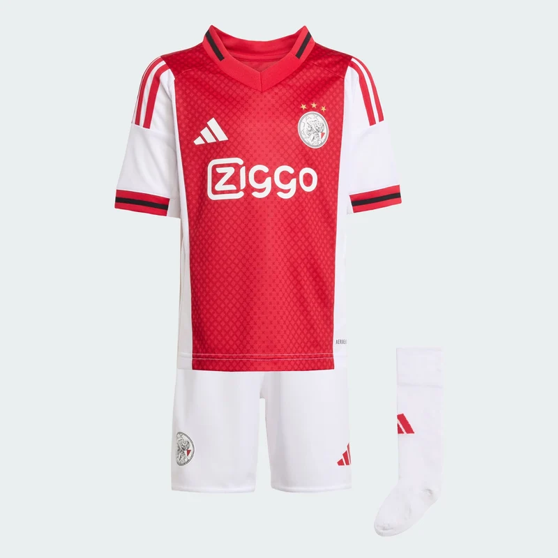 adidas Kids Ajax Amsterdam 25/26 Home Mini Kit Kids