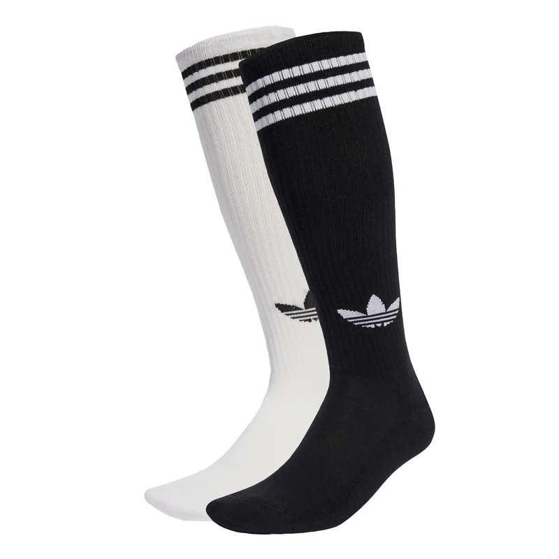 adidas Originals Unisex 3-Stripes Knee Socks 2 Pairs