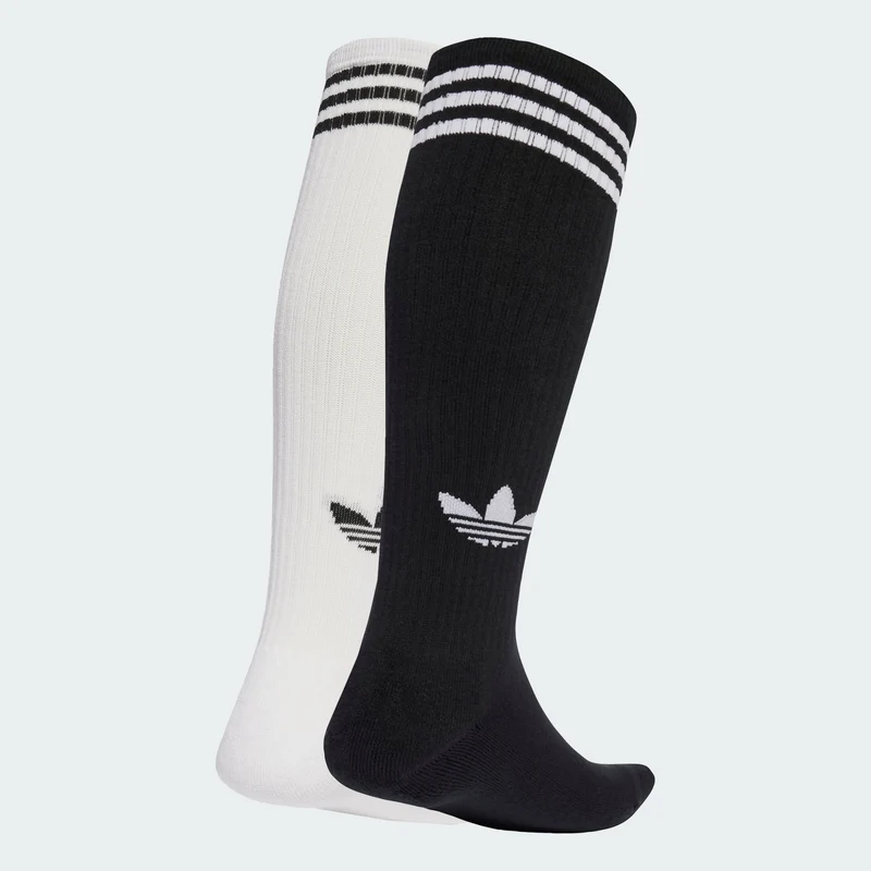 adidas Originals Unisex 3-Stripes Knee Socks 2 Pairs