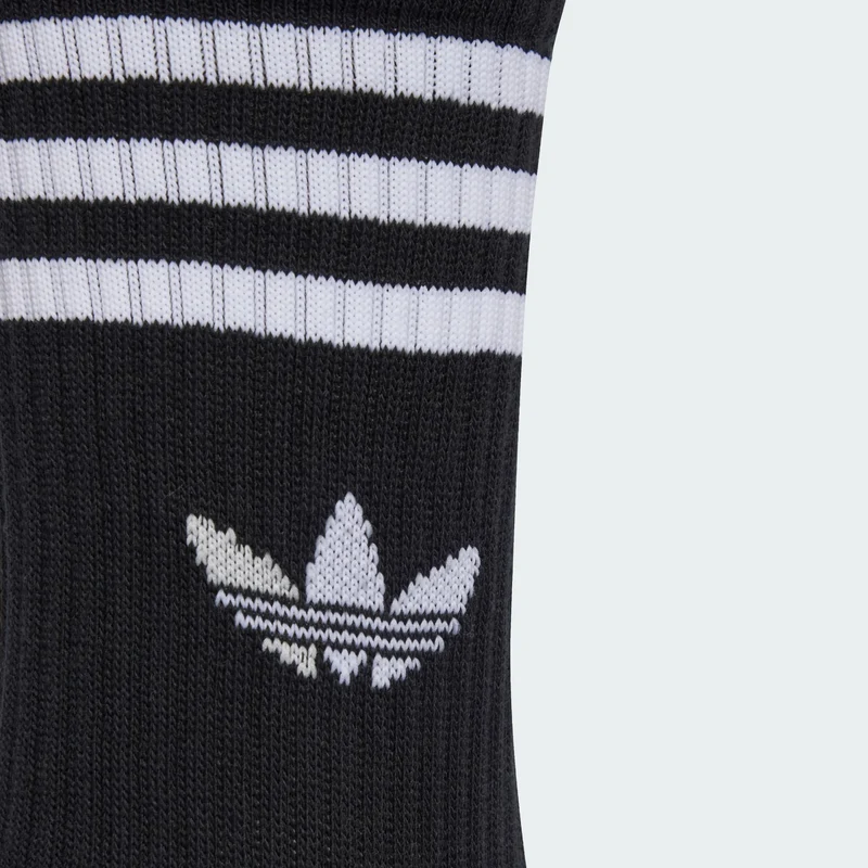 adidas Originals Unisex 3-Stripes Crew Socks 6 Pairs