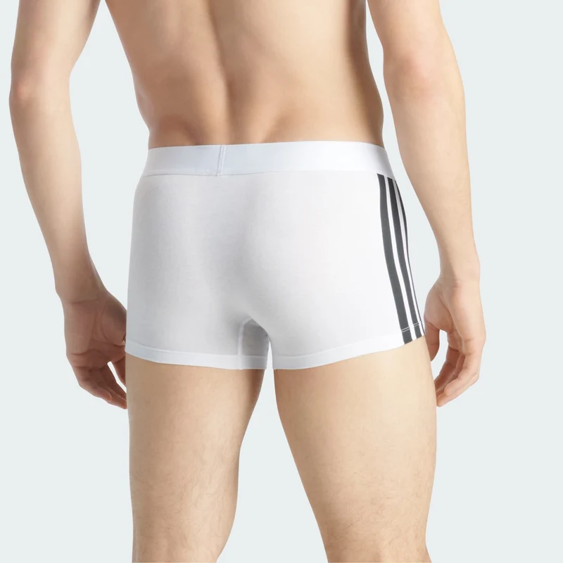adidas ACTIVE FLEX COTTON 3 STRIPES LOW RISE TRUNK 2 PACK UNDERWEAR