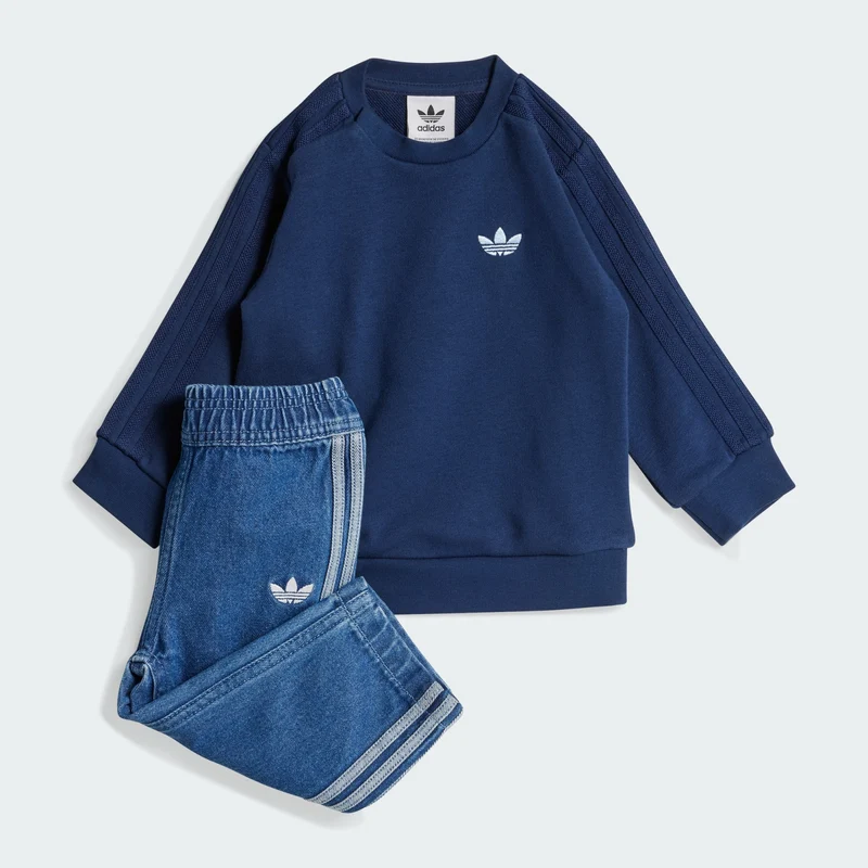 adidas Originals Kids Denim Crew Set Kids