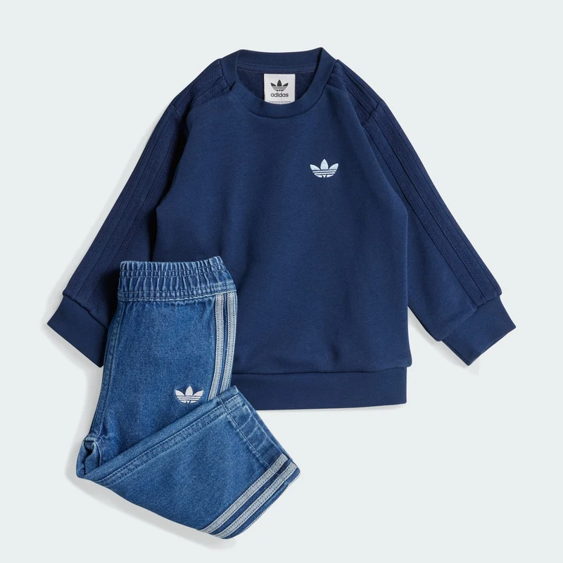 adidas Originals Kids Denim Crew Set Kids